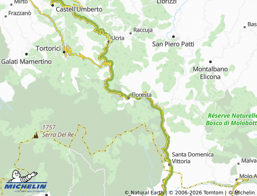 MICHELIN Floresta map - ViaMichelin