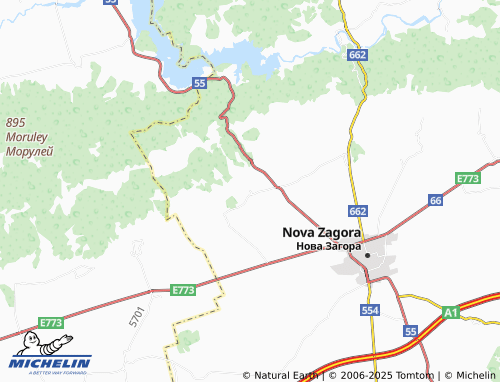 MICHELIN Bryastovo map - ViaMichelin