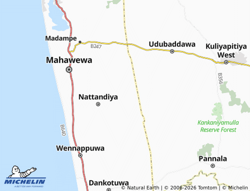 MICHELIN Dunkannawa map - ViaMichelin