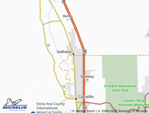 Mapa MICHELIN Anthony - ViaMichelin