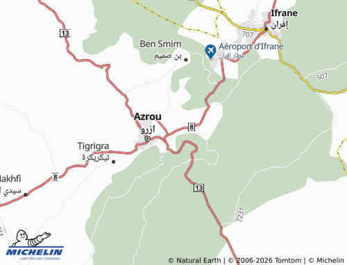 MICHELIN-Landkarte Akmas - ViaMichelin