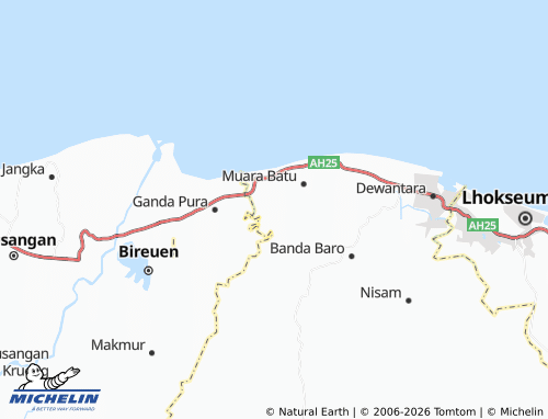MICHELIN Lagang map - ViaMichelin