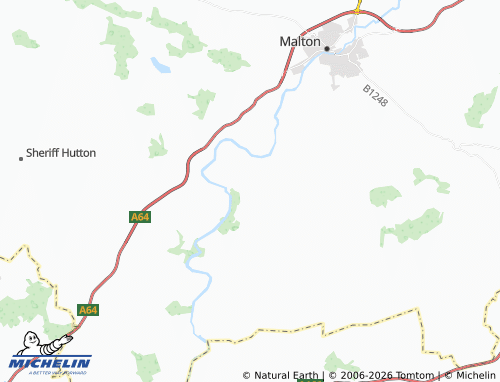 Carte MICHELIN Westow - ViaMichelin