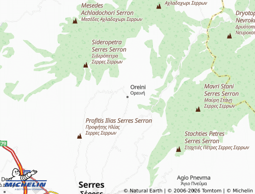 MICHELIN Oreini map - ViaMichelin