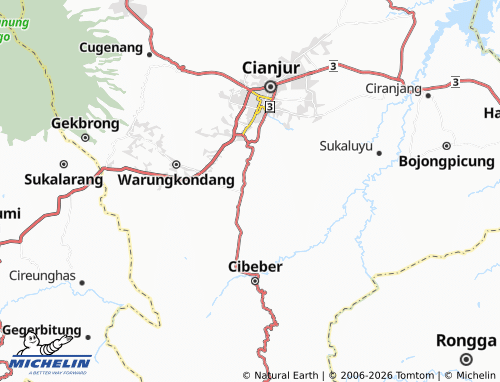 MICHELIN Sukasari map - ViaMichelin