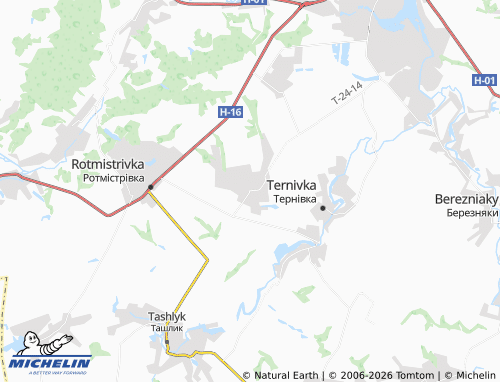 Mapa MICHELIN Kovalykha - ViaMichelin