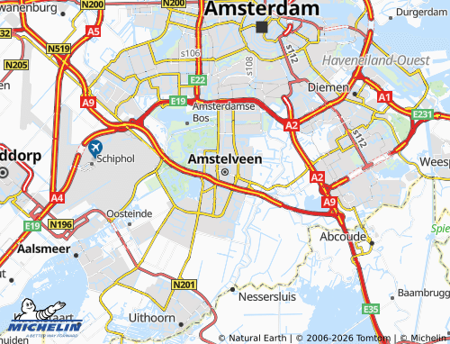 Mapa MICHELIN Amstelveen - ViaMichelin