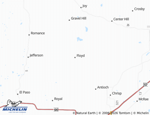 Carte MICHELIN Floyd - ViaMichelin
