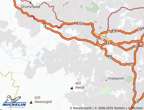 MICHELIN Tornwood map - ViaMichelin