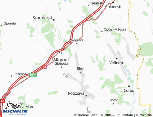 Mappa MICHELIN Chițeasca - ViaMichelin