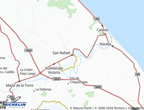 Mappa MICHELIN San Rafael - ViaMichelin