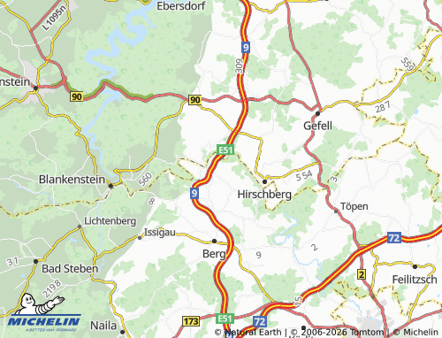 MICHELIN Sachsenvorwerk map - ViaMichelin