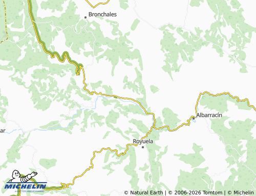Mappa MICHELIN Torres de Albarracín - ViaMichelin