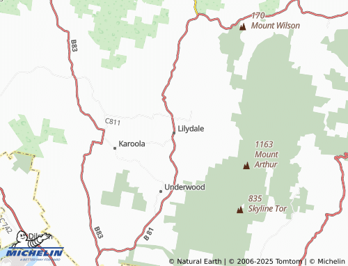 MICHELIN Lilydale map - ViaMichelin