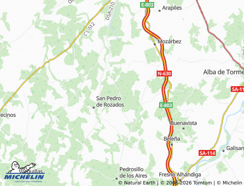 MICHELIN Morille map - ViaMichelin
