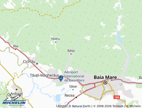 MICHELIN Băița map - ViaMichelin