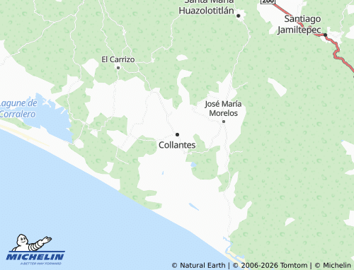 MICHELIN Collantes map - ViaMichelin