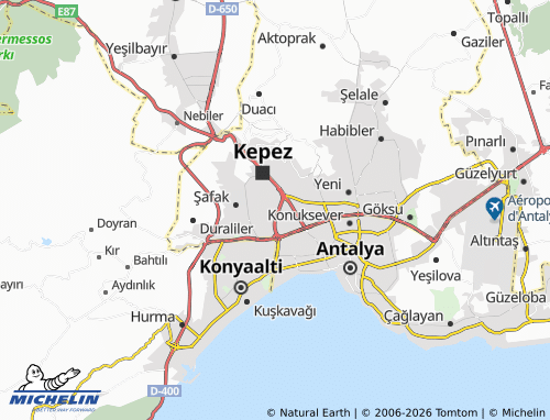 Mappa MICHELIN Yeni Doğan - ViaMichelin