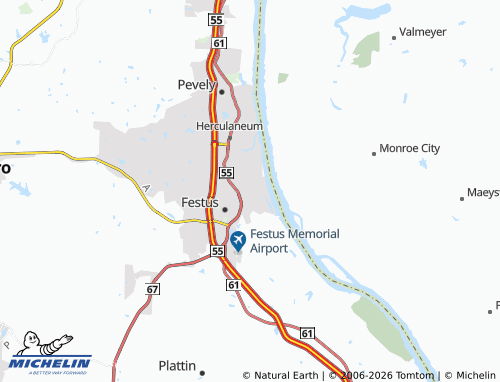 Mapa MICHELIN Crystal City - ViaMichelin