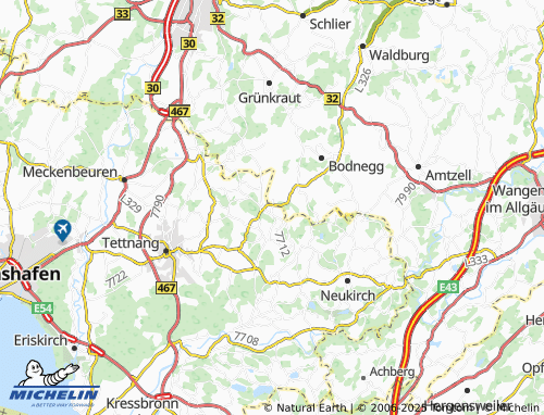 Mapa MICHELIN Vorderreute - ViaMichelin