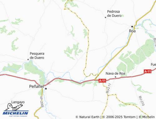 MICHELIN Valdearcos de la Vega map - ViaMichelin