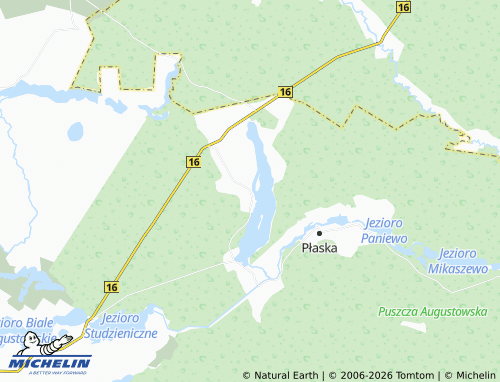 Mappa MICHELIN Serwy - ViaMichelin