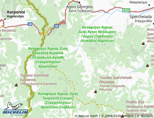 MICHELIN Palaiochori map - ViaMichelin