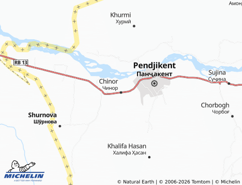 Mappa MICHELIN Chinor - ViaMichelin