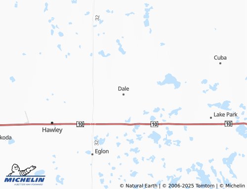 MICHELIN Dale map - ViaMichelin