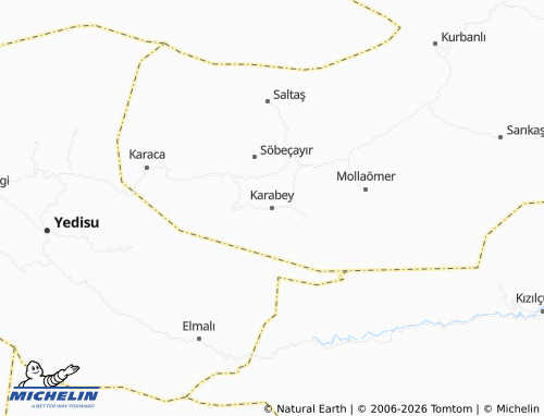 MICHELIN Karabey map - ViaMichelin