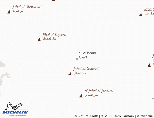 Kaart MICHELIN al-Muhdara - ViaMichelin