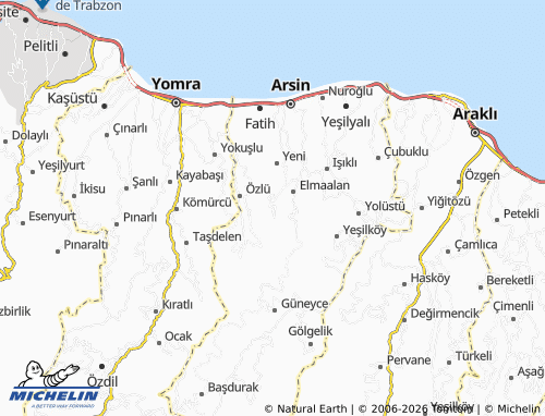 Mappa MICHELIN Karaca - ViaMichelin