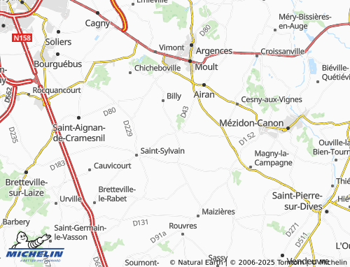 Carte MICHELIN Danneville - ViaMichelin