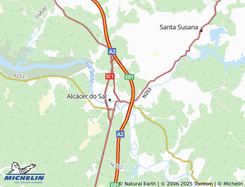 MICHELIN Bairro do Rio dos Clérigos map - ViaMichelin