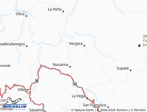 Carte MICHELIN Santa Bárbara - ViaMichelin