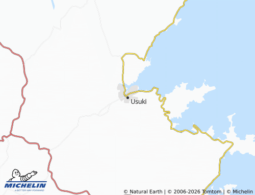 MICHELIN Usuki map - ViaMichelin
