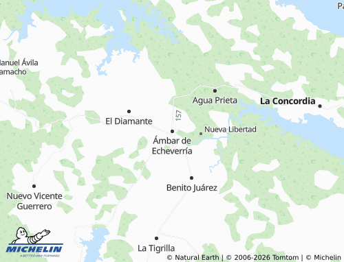 MICHELIN Ámbar de Echeverría map - ViaMichelin