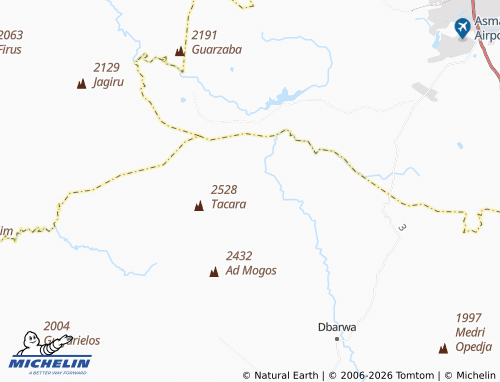 MICHELIN Adi Kelkalti map - ViaMichelin