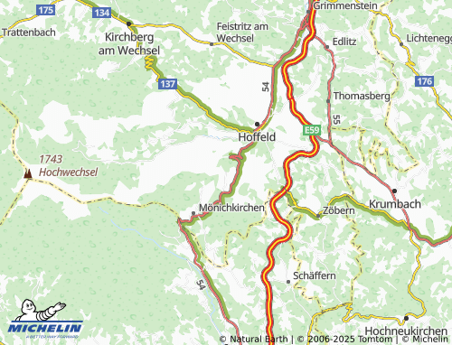Carte MICHELIN Mitteregg - ViaMichelin