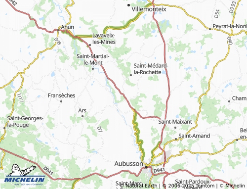 Kaart MICHELIN Fourneaux - ViaMichelin