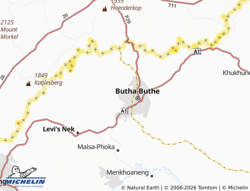 MICHELIN Sebipela map - ViaMichelin