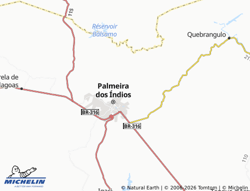 MICHELIN Ribeira map - ViaMichelin