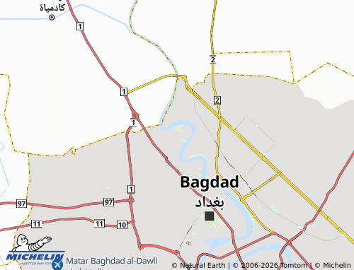 Mapa MICHELIN al-Kadhimiyyah 1 - ViaMichelin