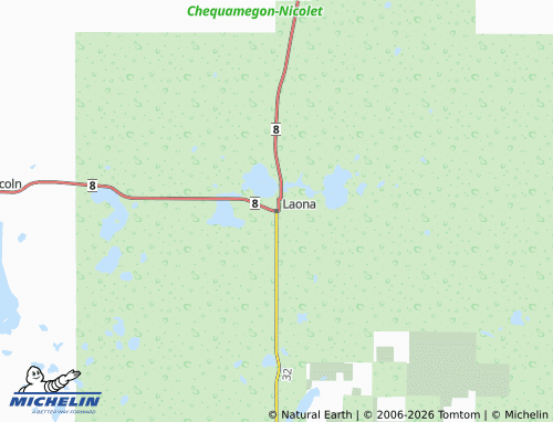 Mappa MICHELIN Laona - ViaMichelin