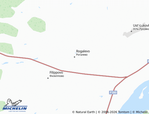MICHELIN-Landkarte Rogalevo - ViaMichelin