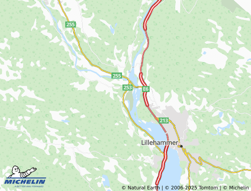 MICHELIN Jørstadmoen map - ViaMichelin