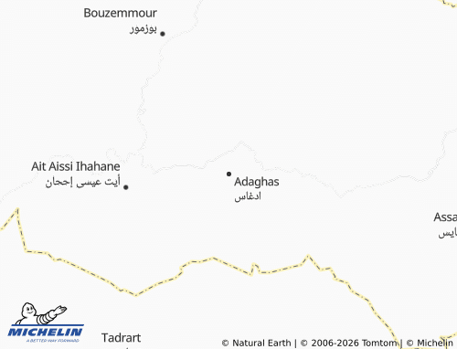 Mappa MICHELIN Adaghas - ViaMichelin