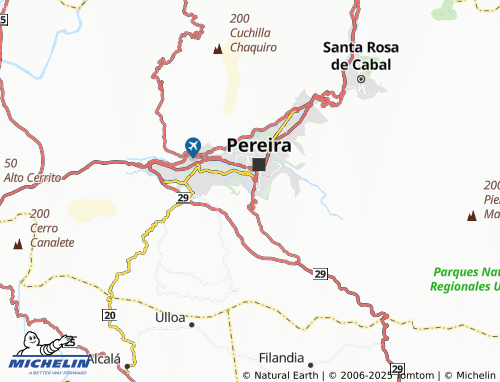 MICHELIN La Unidad map - ViaMichelin