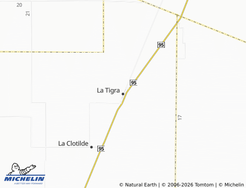 MICHELIN La Tigra map - ViaMichelin