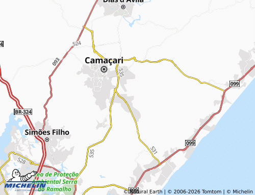 Mapa MICHELIN Parque das Mangabas - ViaMichelin